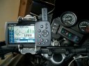 GPSMAP276C - Touratechhalter an R1100GS von vorne mit Gert
